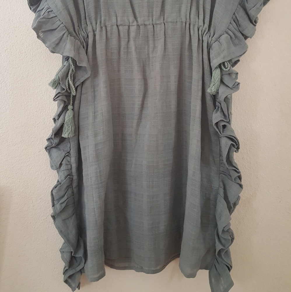 Anthropologie James Coviello Ruffle Cover Dress - Picture 4 of 6